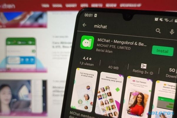  Aplikasi MiChat. (Nextren.com) 