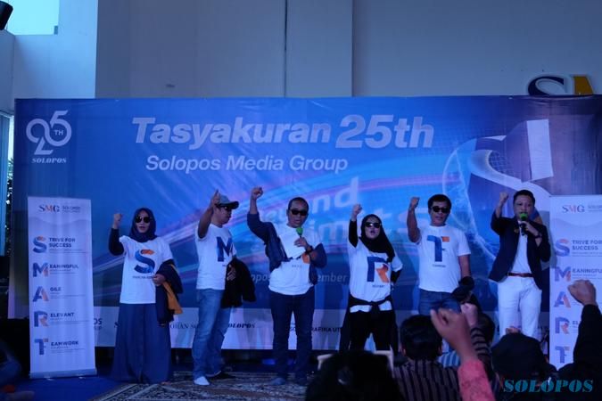 Rayakan Ulang Tahun Perak, Solopos Media Group Launching Budaya Kerja Baru