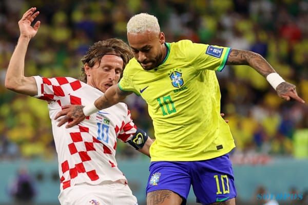 Babak Kedua Berakhir 0-0, Kroasia vs Brasil Lanjut Extra Time