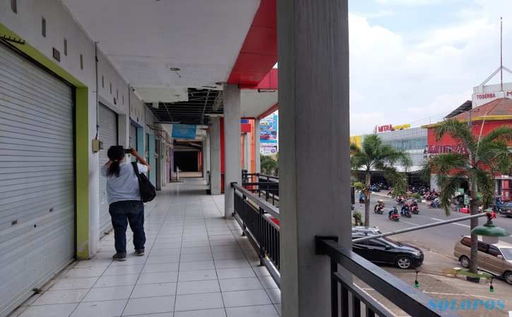 Sejumlah Plafon Pasar Ir. Soekarno Sukoharjo Jebol, Perbaikan Dianggarkan 2023
