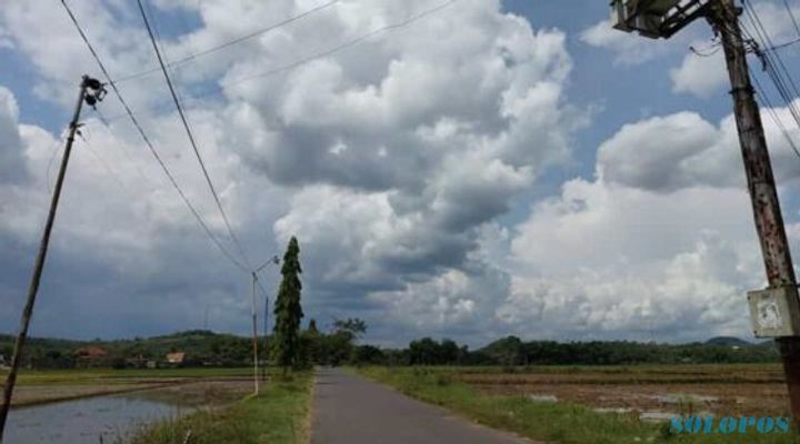 Hanya Berawan tanpa Hujan di Wonogiri, Simak Prakiraan Cuaca Sabtu 20 April