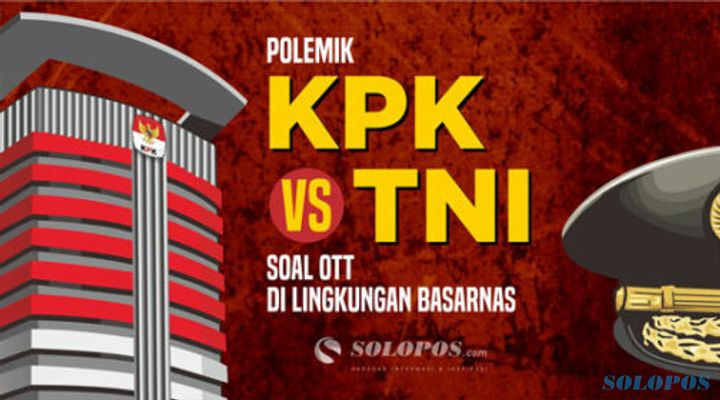 Polemik KPK vs TNI soal OTT di Lingkungan Basarnas