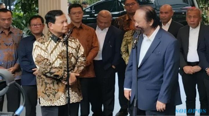 Surya Paloh Sepakat Ikut Gabung Koalisi Besar Prabowo