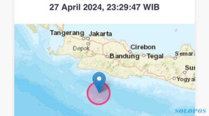 Tengah Malam, Gempa M 6,5 Guncang Garut, Getaran Terasa hingga Jawa Timur