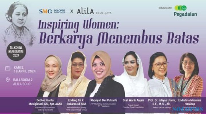 SMG-Alila Solo Gelar Talkshow Hari Kartini Hadirkan 6 Wanita Inspiratif Besok