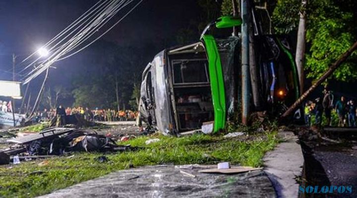 Polri: Lokasi Bus Terguling di Ciater Subang Rawan Kecelakaan