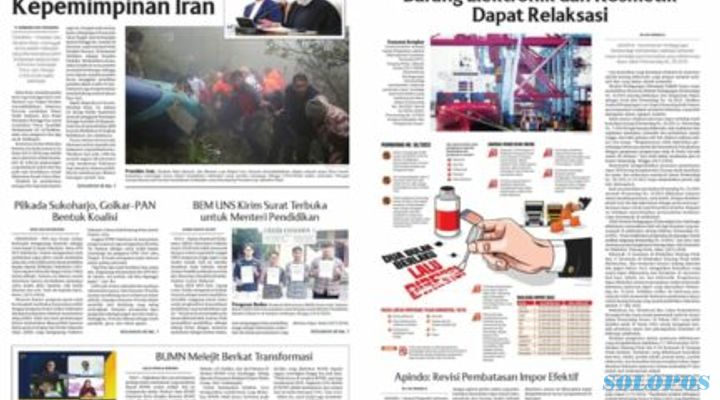 Solopos Hari Ini : Tantangan Baru Kepemimpinan Iran