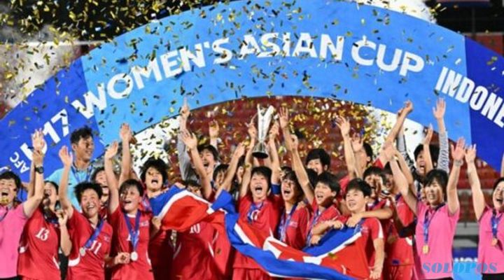 Terkuat, Korea Utara Juarai Piala Asia U-17 Wanita