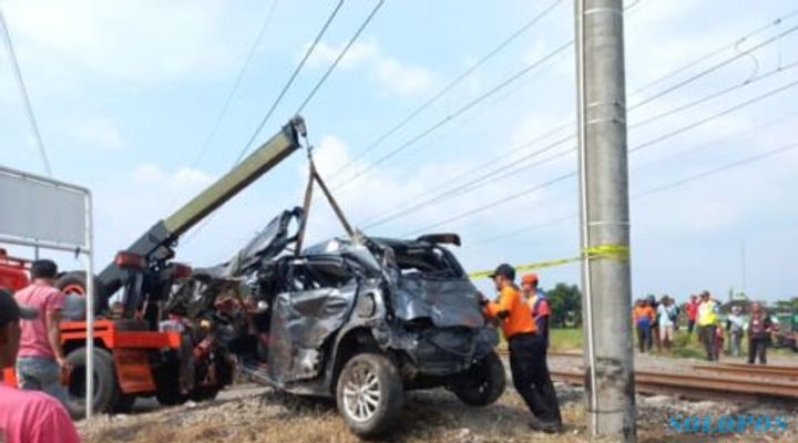 4 Kecelakaan Libatkan Kereta Api dalam 2 Hari di Klaten, 4 Orang Meninggal