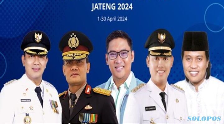 Melihat Popularitas 5 Kandidat Pilgub Jateng 2024 di Medsos & Media Online