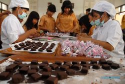 Produksi cokelat valentine