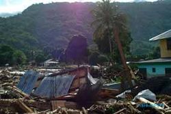 Korban tewas banjir Wasior 83 orang, 80% kota rusak 