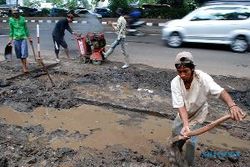 INFRASTRUKTUR SLEMAN : Perbaikan Jalan Rusak Dianggarkan Rp6 Miliar