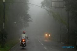Hujan abu kembali turun di lereng Merapi