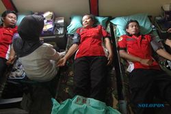 Muda mudi Menjing gelar pendonoran darah