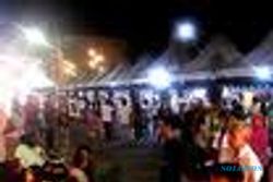 Pasar Malam Ngarsopuro mulai ditata