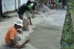  Sering telan korban, jalan di Karangploso dirabat beton