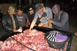 Diwarnai aksi kejar-kejaran, pengiriman ratusan kilogram daging glonggongan digagalkan