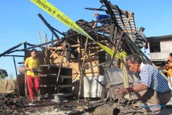 Kembang api bakar rumah di Klaten, 4 motor hangus