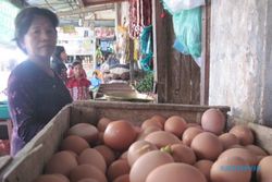 HARGA KEBUTUHAN : Harga Telur Ayam di Purwokerto Capai Rp20.000/Kg