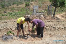 Sumur bantuan di Pare mangkrak 