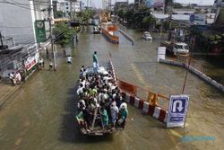 Banjir makin parah, Thailand umumkan libur lima hari