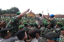 BERJOGET BERSAMA DI ACARA SILATURAHMI TNI-POLRI