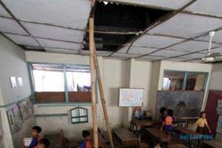 SEKOLAH RUSAK: Tahun Ini Disdikpora Kebut Perbaikan Sekolah Rusak