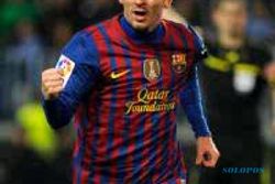 Messi Hattrick, Barca Lumat Malaga 4-1