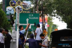 Duh, Puluhan Rambu di Kulonprogo Jadi Sasaran Vandalisme