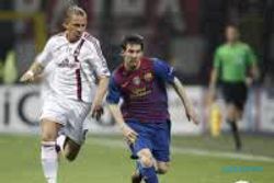 LIGA CHAMPIONS: Milan vs Barcelona Berakhir Imbang Tanpa Gol