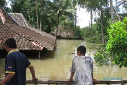 BANJIR WONOGIRI : Curah Hujan Tinggi, Banjir Selogiri Meluas ke 3 Kecamatan