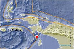 GEMPA AMBON: Gempa 5,0 SR Guncang Ambon