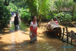 BENCANA BANJIR : Banjir di Wonogiri Surut, Warga Diminta Tetap Waspada