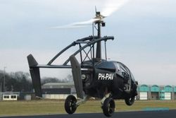 MOBIL TERBANG: PAL-V  Sukses Uji Coba Mobil Terbang 