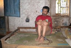 DIPASUNG, Waluyo Hidup Berteman Rantai Besi di Kaki Selama 7 Tahun 
