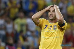 INGGRIS VS UKRAINA: Kondisi Fisik Andriy Shevchenko Masih 50:50