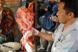  DAGING SAPI GELONGGONGAN Beredar di Pasar Klaten Kota