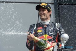 GP F1: Mark Webber Menangi GP Inggris di Silverstone 