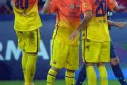 LAGA UJICOBA: Lewat Adu Penalti, Barcelona Kalahkan PSG 4-1