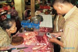SIDAK PASAR: Daging Sapi Gelonggongan Masih Beredar