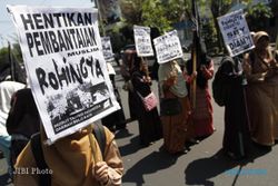   MASSA HTI Gelar Aksi Solidaritas Rohingya