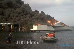  TNI AL Masih Bungkam Terkait Kapal Siluman Terbakar