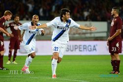 Milito-Cassano Menangkan Inter