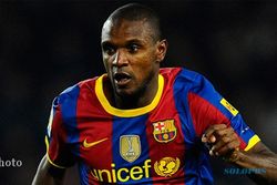 Eric Abidal Masuk Skuat Barcelona di Liga Champions