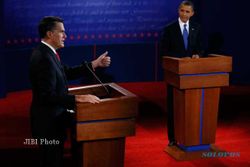 PILPRES AS: Debat Perdana, Mitt Romney Ungguli Obama
