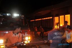 Gudang Hotel Terbakar, Rugi Ratusan Juta Rupiah