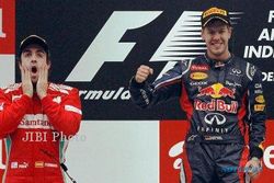 GP F-1 India: Vettel Cetak Quattrick