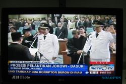 Jokowi-Ahok Ucapkan Sumpah Jabatan