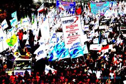 DEMO BURUH: 15.020 Personel Amankan Demo Buruh di Jakarta